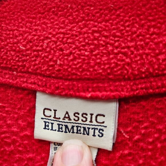 Classic Elements Womens Pullover Sweater Red Size Large 100% Polyester Long Sle - Picture 6 of 12